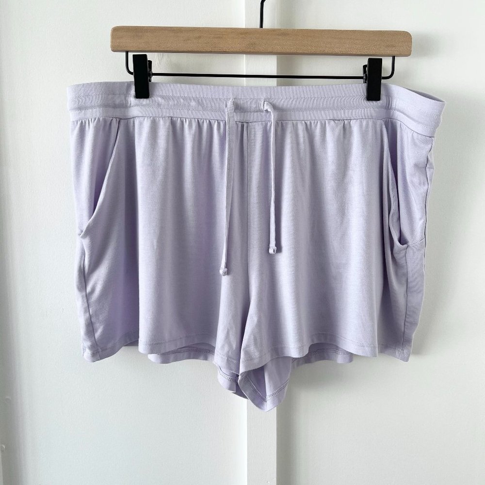 TOMMY JOHN tri blend lounge shorts purple